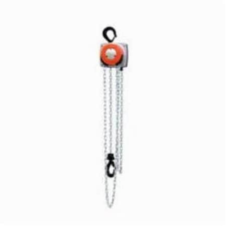 Cm Hurricane 360 Single Reeved Hand Chain Hoist, 1 Ton Load, 20 Ft H Lifting, 14 In Min Between Hooks 5628A
